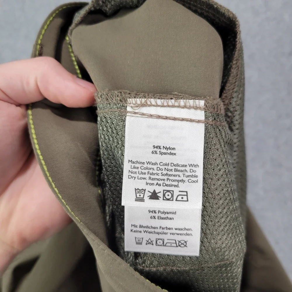 Eddie Bauer Takeoff Chino Pants Mens 33x30 Brown‎ UPF 50+ DWR D3853309